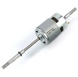 775 DC FAN Motor 12V with Long Shaft and Threaded Coupler