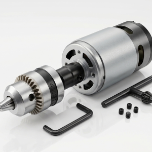 775 DC Motor with Mini Drill Chuck 0.6MM – 6MM – drill machine